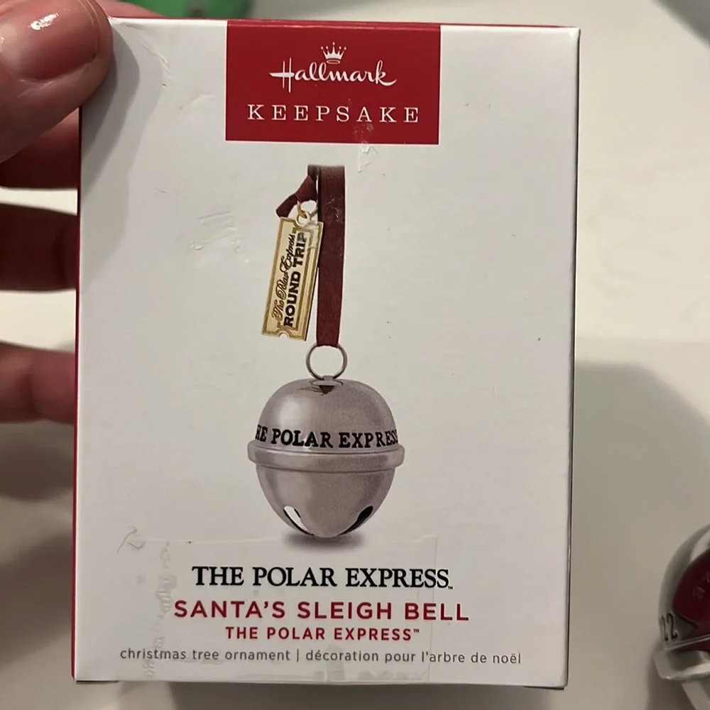 NIB 2022 Hallmark Keepsake The Polar Express Santa's Sleigh Bell Ornament